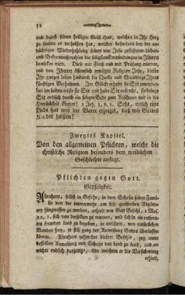 Pflichten gegen Gott. - Standhaftigkeit und Ernst, das erkannte Gute auszuüben.