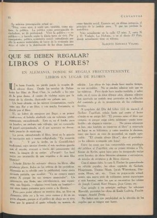 Que se deben regalar? Libros o flores? : En Alemania, donde se ragala frecuentemente libros en lugar de flores