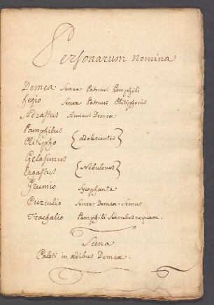 Personarum nomina