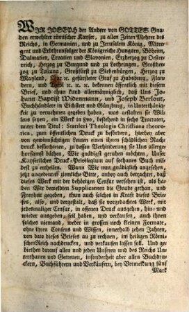 Theologia Christiana Theoretica, 3. De Hominis Creatione, Et Diverso Statu Ante Et Post Lapsum In Peccatum