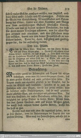 Der 128. Psalm