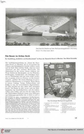53: Das Bauen im Dritten Reich : zur Ausstellung "Architektur und Kunsthandwerk" im Haus der Deutschen Kunst in München
