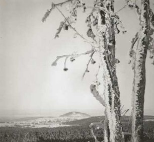 Erzgebirge. Blick vom Kahleberg zum Geising