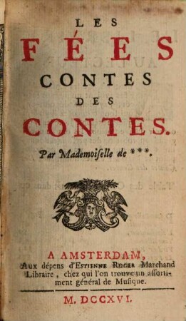Les fées : contes des contes
