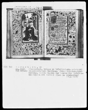 Tagzeiten und Gebete — Heimsuchung, Folio 68verso
