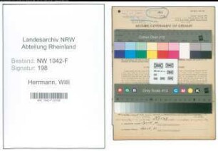 Entnazifizierung Willi Herrmann , geb. 18.05.1903 (Zollangestellter)