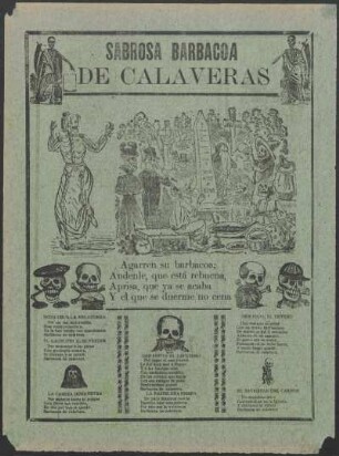 Sabrosa barbacoa de calaveras