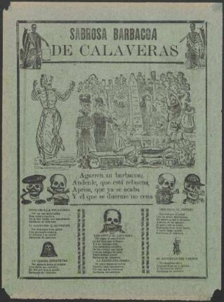 Sabrosa barbacoa de calaveras