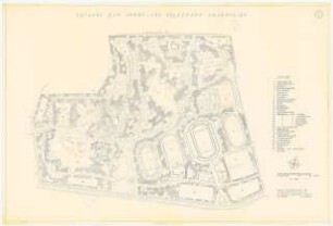 Volks- und Sportpark Hasenheide, Berlin-Neukölln: Gesamtentwurf Grundriss 1:1000