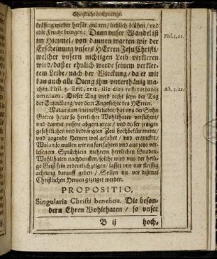 Prosositio / Exposito Thematis