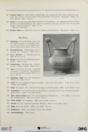 Bucchero (Nr. 785-805)