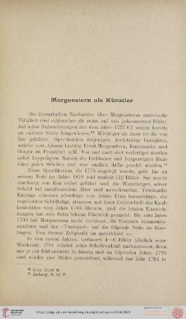 Morgenstern als Künstler