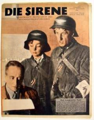 Wochenzeitschrift des Reichsluftschutzbundes "Die Sirene"