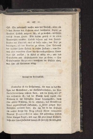 Verlust der Personalität.