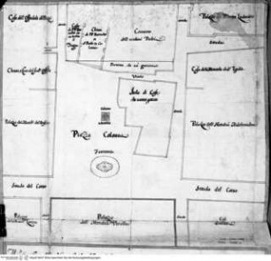 Plan der Piazza Colonna