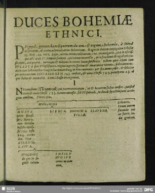 Duces Bohemiae Ethnici
