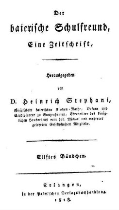 1818/19: Der baierische Schulfreund - 1818/19, 11/12