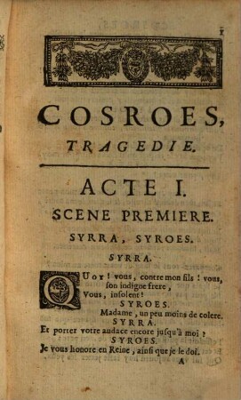 Theatre François Ou Recueil Des Meilleures Pieces de Theatre des anciens Auteurs, 1