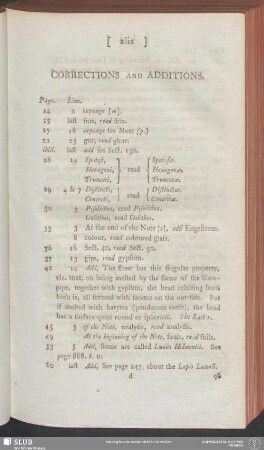 Corrections And Additions
