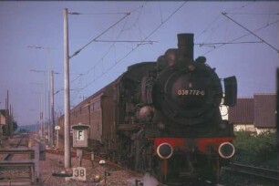 Gäubahn Nufringen Lok 038 772 P BB-HOR Ladegleise Streckenfernsprecher