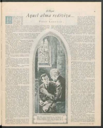 Aquel alma rediviva...