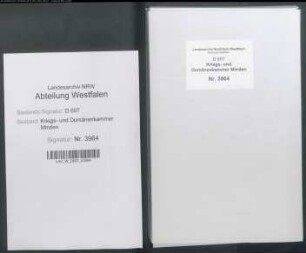 Rechnung der Kaufmannschaft zu Bielefeld
