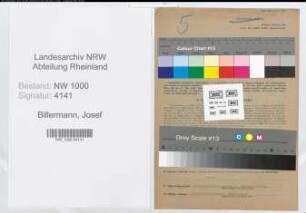 Entnazifizierung Josef Billermann, geb. 20.03.1913 (Reg.Angest.)