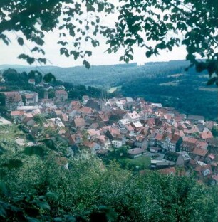 Blick auf das im Pfiffetal gelegene Spangenberg