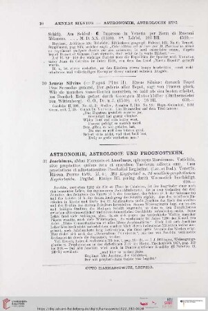Astronomie, Astrologie und Prognostiken (Nr. 31 - 43)