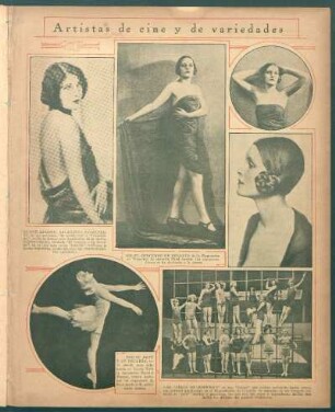 Artistas de cine y de variedades [Fotografías]