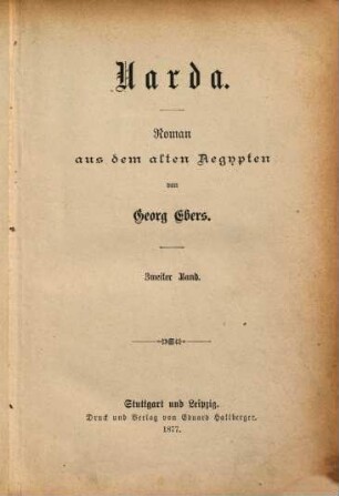 Uarda : Roman aus dem alten Ägypten, 2