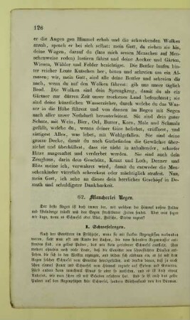62. Mancherlei Regen