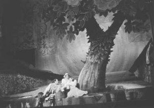 Szenenbilder aus der Oper "Schwanda, der Dudelsackpfeifer" von Jaromir Weinberger an der Städtischen Oper (heute Deutsche Oper) Berlin