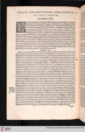 Quinta parte: Della descrittione dell'Africa