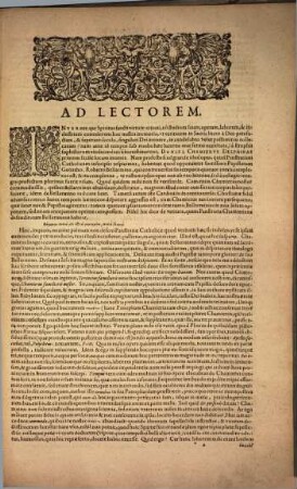 Danielis Chamieri Delphinatis Panstratiae Catholicae, Sive Controversiarvm De Religione Adversvs Pontificios Corpvs : Tomis quatuor distributum ; Cum Indicibvs necessariis, [5]. Supplementum Tomi Quarti De Sacramentis, Et Tomus Quintus De Ecclesia