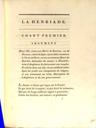 La Henriade de Voltaire : avec les variantes