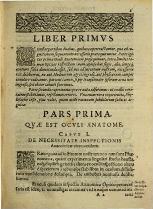 Oculus, hoc est, fundamentum opticum