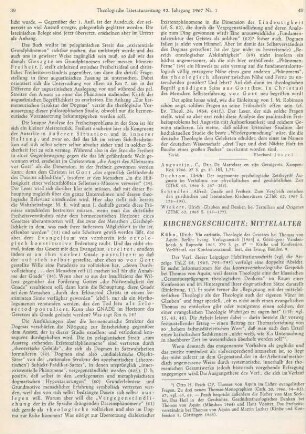 40-44 [Rezension] Kühn, Ulrich, Via caritatis