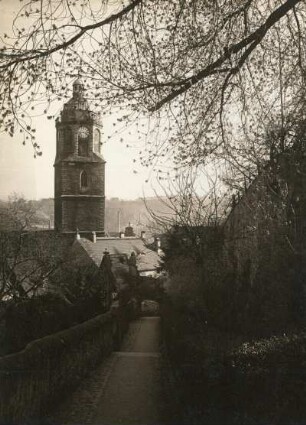 Meißen, Frauenkirche von den Frauenstufen aus gesehen