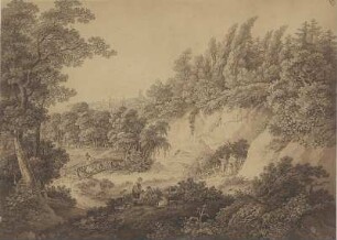 Ansicht von Pirna, sepiagetönte Radierung, um 1810 : [Pirna] / AZ. - [S.l.] , [ca. 1810]. - 1 Kunstblatt : sepiagetönte Radierung ; 44 x 31 cm