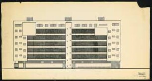 Wohnhaus, Württembergische Straße, Pariser Straße, Berlin-Wilmersdorf: Hofansicht Württembergische Straße 1:50