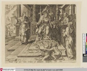 [Daniel Refusing to Worship Bel; Daniel lehnt es ab Bel anzubeten]