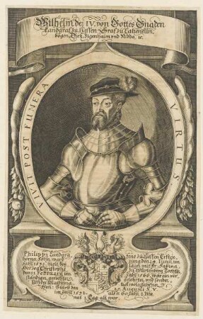 Bildnis des Wilhelm IV. Landgraf zu Hessen