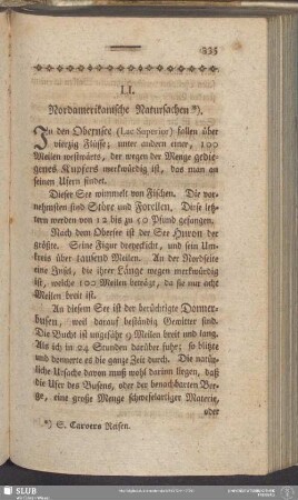 LI. Nordamerikanische Natursachen