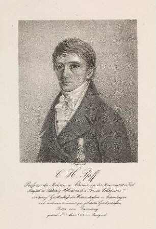 Bildnis von Christoph Pfaff (1773-1852)