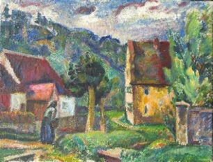 Dorf im Gebirge