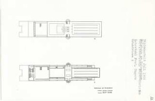 Wohn- und Geschäftshaus am Kaiserdamm, Berlin-Charlottenburg (Diplomarbeit bei Oswald Mathias Ungers): Kindergarten, Hallenbad, Grundrisse