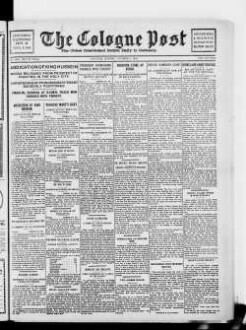 The Cologne Post : the oldest established british daily in Germany