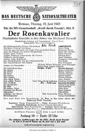 Der Rosenkavalier