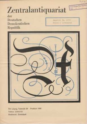 Nr. 1076: Musik - Literatur